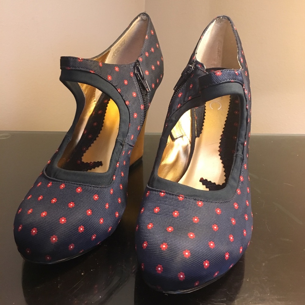 Wedge Mary Janes